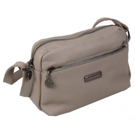 Жіноча сумка на плече Borsacomoda 24x18x10 см Бежевий (2614339711)