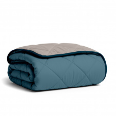 Покрывало стеганное двухстороннее COSAS OCEAN SAND CS9 150x220 см Бежево-голубой