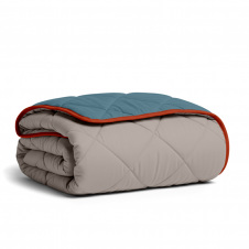 Покрывало стеганное двухстороннее COSAS TAUPE STONE CS8 240x260 см Бежево-голубой