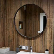 Дзеркало Global Glass ML-2 в чорній рамі, 800х800