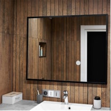 Дзеркало Global Glass ML-1 в чорній рамі, 1000х800