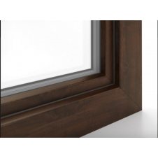 Вікно металопластикове 1300x1400 мм, монтажна ширина 76 мм, профіль WDS 76MD з енергозберігаючим склопакетом 40мм