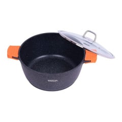 Кастрюля Bohmann 2,2 л Черный BH 7350-20 MRB Бердичев