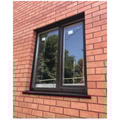 Вікно 1250х1400 мм, монтажна ширина 76 мм, профіль WDS 76AD, з мультифункціональним склопакетом 48 мм. Київ