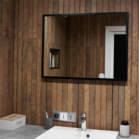 Дзеркало Global Glass ML-1 в чорній рамі, 600х800