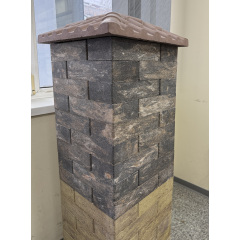 Цегла облицювальна пустотіла ECOBRICK колор мікс Куп'янськ