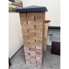 Кирпич облицовочный пустотелый ECOBRICK колор микс Чернигов