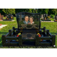 Класичний комплекс для сімейної пари чорний граніт