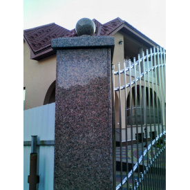 Накривки, облицювання парканів граніт, піщаник