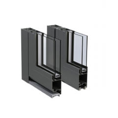 Міжкімнатні двері холодної алюмінієвої системи AluLight 50 900*2100 Київ