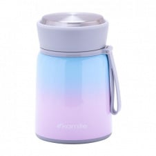 Термос харчовий Kamille 530 мл із нержавіючої сталі рожево-блакитний КМ-2096
