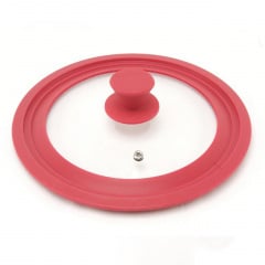 Крышка многоразмерная для посуды A-PLUS 24/26/28 см (1919) Красная Киев