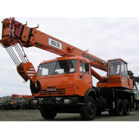 Оренда автокрана КАМАЗ КТА-28 – 28 метрів виліт стріли, 25 тонн
