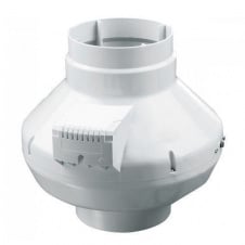 Канальний відцентровий вентилятор Вентс ВК 125 Б (бурий короб)