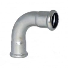 Коліно з нержавіючої сталі під прес RM InoxPres 35 90° ВВ (181035900)