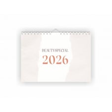 Календарь настенный Vivay 2026 Beautyspecial А3 30x40 см Бело-бежевый (hub_t8a1hg)