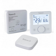 Комплект бездротового управління опаленням Tervix Pro Line ZigBee: термостат бездротовий + реле (сухий контакт) + ZigBee контролер (493062)