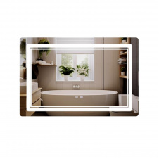 Дзеркало Qtap Cardinal (CA2) 800х600 з LED-підсвічуванням, димером та антизапотіванням (QT0478C806048457)