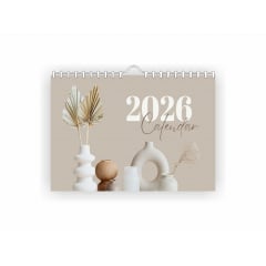 Календар-планер настінний Vivay 2026 А4 30x20 см Різнокольоровий (hub_ysuine) Кременчук