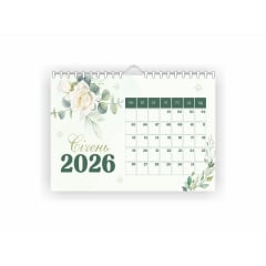 Календар-планер настінний Vivay 2026 А3 30x40 см Різнокольоровий (hub_xrlg7u) Кременчук