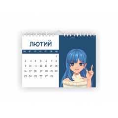Календар настінний Vivay 2026 Аnime А4 30x20 см Різнокольоровий (hub_y2j7v5) Новомиколаївка