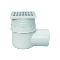 Трап для підвалів Hutterer&Lechner HL72 горизонтальний 148х148/138х138мм, решітка поліпропілен Смела