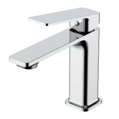 Змішувач для раковини Qtap Capricorn низький хром (k26) (QTCAP1060102C48219) Камень-Каширский