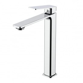 Змішувач для раковини Qtap Capricorn високий хром (k26) (QTCAP1060H102C48220)