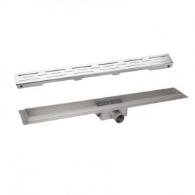 Трап лінійний для душу Qtap Taurus FD700 (NKS) з решіткою 700 мм сталь (QTTAU70048901)