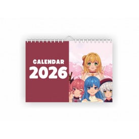 Календар настінний Vivay 2026 Аnime А3 30x40 см Різнокольоровий (hub_j3q1xc)