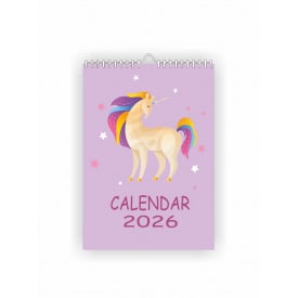 Календарь настенный Vivay 2026 Волшебный единорог А4 30x20 см Разноцветный (hub_821uct)