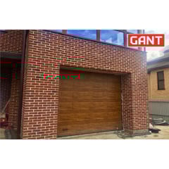 Секционные гаражные ворота Gant Plus размер 2400х2030 мм. (Филенка - под дерево) Торсион Каменец-Подольский
