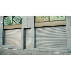 Захисні ролети Gant - профіль 39-й, розмір 1000x1000 мм., колір Срібло RAL 9006. Ручне управління. Київ