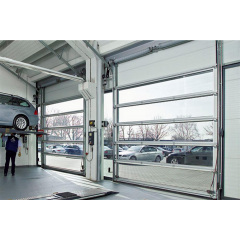 Промышленные гаражные ворота Gant Plus Pro - панель Широкая линия, размер 3500x2500 мм., цвет Антрацит RAL 7016. Ручное управление. Киев