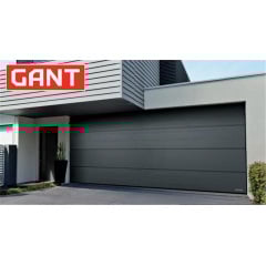 Cекційні Секційні гаражні ворота Gant Plus розмір 2400 х 2030 мм. (Гладка) Торсіон Київ