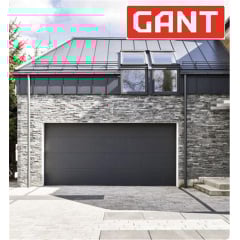 Cекційні Секційні гаражні ворота Gant Plus розмір 2400 х 2030 мм. (Гладка) Торсіон Київ