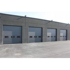 Секційні гаражні ворота Gant Plus Pro - панель Гладка, розмір 2500x2500 мм., колір Графіт RAL DB-703. Ручне управління. Київ