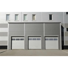 Промышленные гаражные ворота Gant Plus Pro - панель Широкая линия, размер 2600x2200 мм., цвет Белый RAL 9010. Ручное управление. Киев