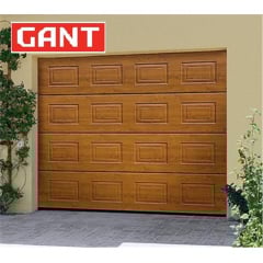 Cекційні Секційні гаражні ворота Gant Plus розмір 2400 х 2030 мм. (Фільонка - під дерево) Пружини розтягу Чернівці