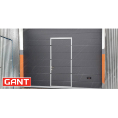 Промышленные гаражные ворота Gant Plus Pro размер 2400 х 2030 мм.(Широкая линия – покраска) Торсион Киев