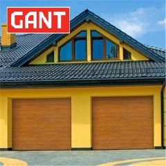 Секционные гаражные ворота Gant Plus размер 2400х2030 мм. (Широкая линия – под дерево) Торсион Киев