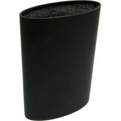 Колода для ножей Vincent Черная 11 х 7.1 х 22.3 см (VC-6199 Black) Дубно