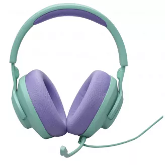 Дротові навушники JBL Quantum 100M2 Cyan (JBLQTUM100M2CYN)