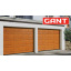 Секционные гаражные ворота Gant Plus размер 2400х2030 мм. (Филенка - под дерево) Торсион Каменец-Подольский