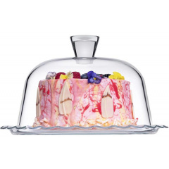 Блюдо с крышкой колпаком диаметр 27см Pasabahce AL113210 Смела