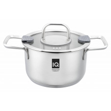 Каструля IQ Be Creative 5.8 л 24 см Сріблястий (6998864)