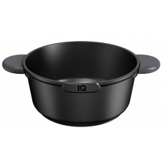 Каструля IQ Be Creative 2.4 л 20 см Чорний (6996317) Токмак