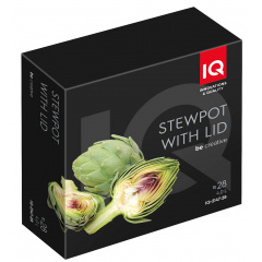 Сотейник IQ Be Creative 4.0 л 28 см Черный (6996297) Днепрорудное