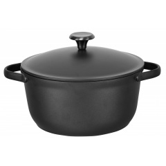 Каструля IQ Be Traditional 24 см 4.6 л Чорний (6937751) Єланець