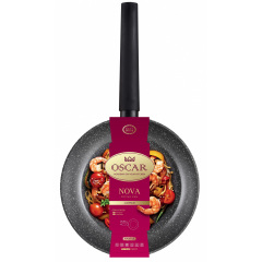 Сковорода глубокая Oscar Nova 28 см Черный (6885886) Свесса